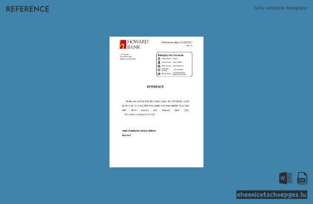 USA Howard Closure Referenzmuster Vorschau
